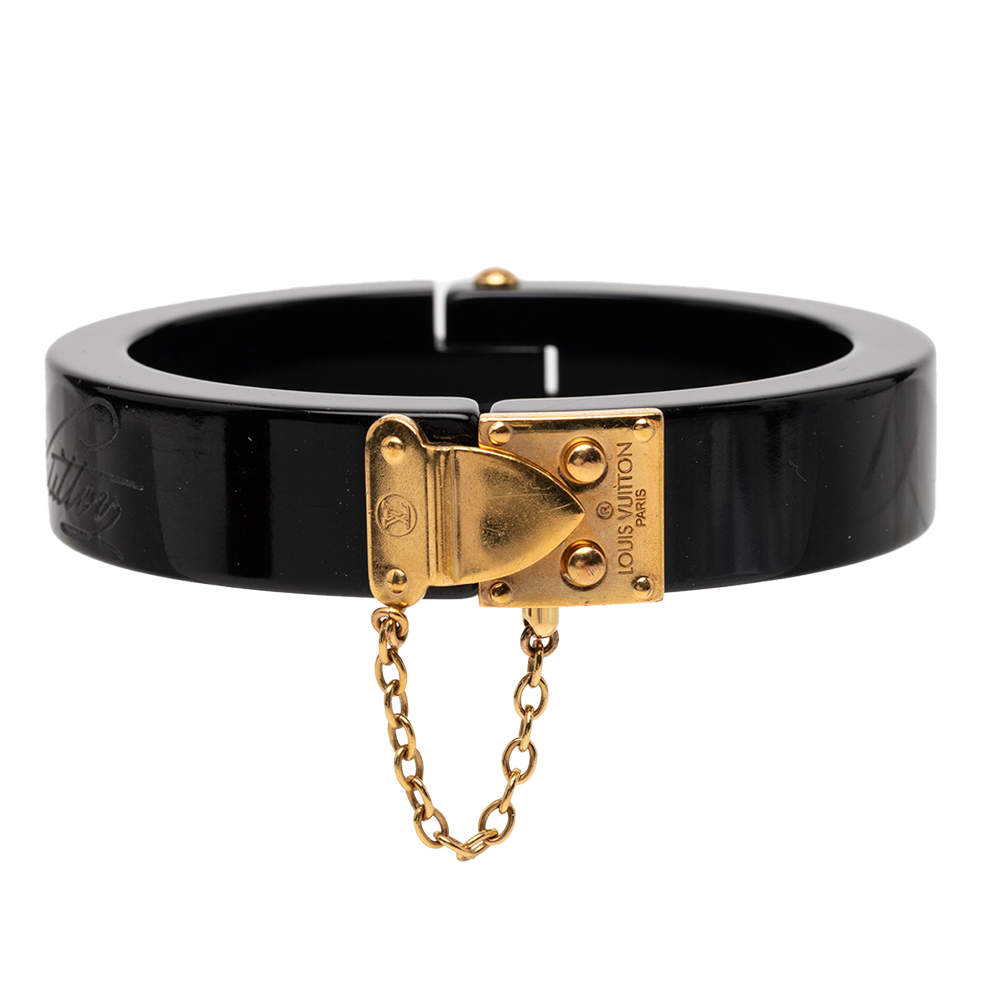 Pre-Loved Louis Vuitton Resin Lock Me Bracelet